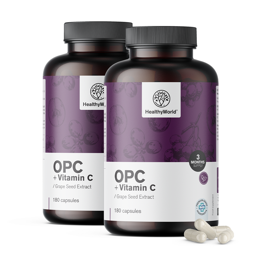 OPC + vitamin C v kapsulah