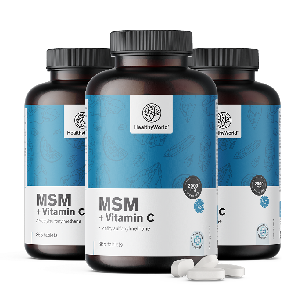 MSM 2000 mg – z vitaminom C