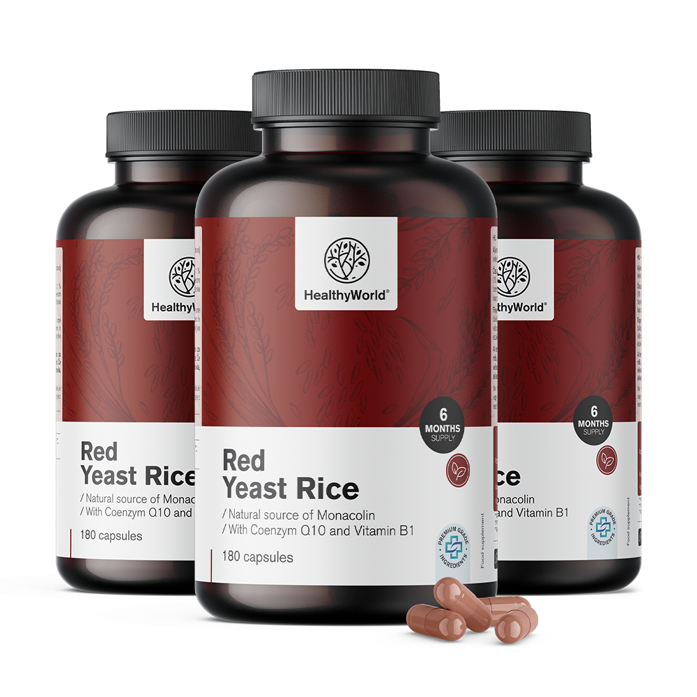 Rdeč kvasni riž 250 mg v kapsulah