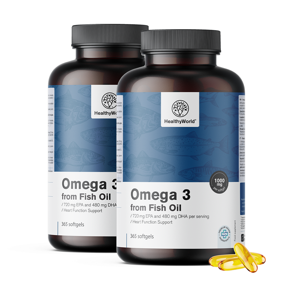 Omega-3 1000 mg z EPK in DHK