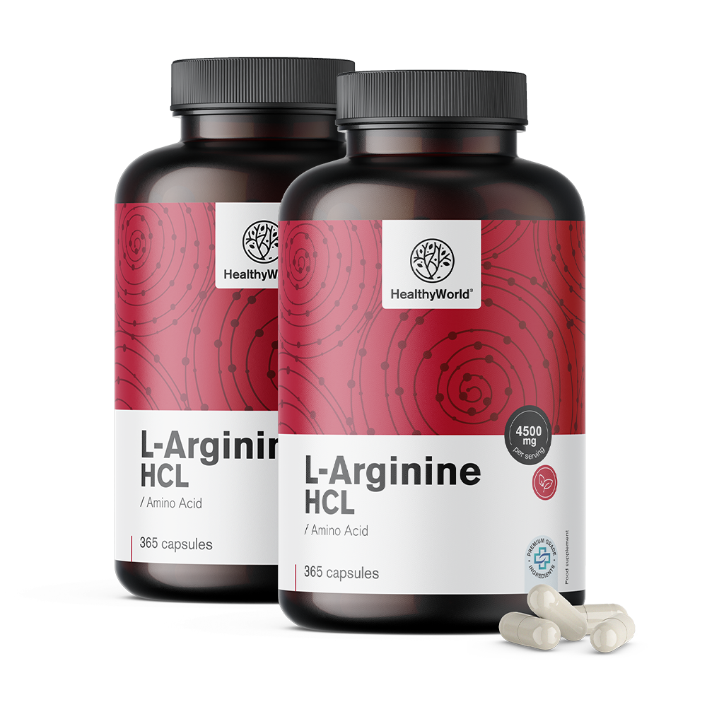 L-arginin 4500 mg v kapsulah