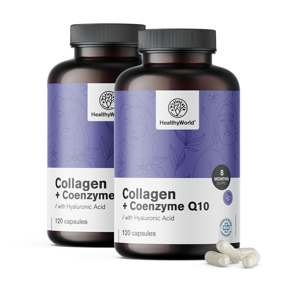Kolagen + Koencim Q10 s hialuronsko kislino