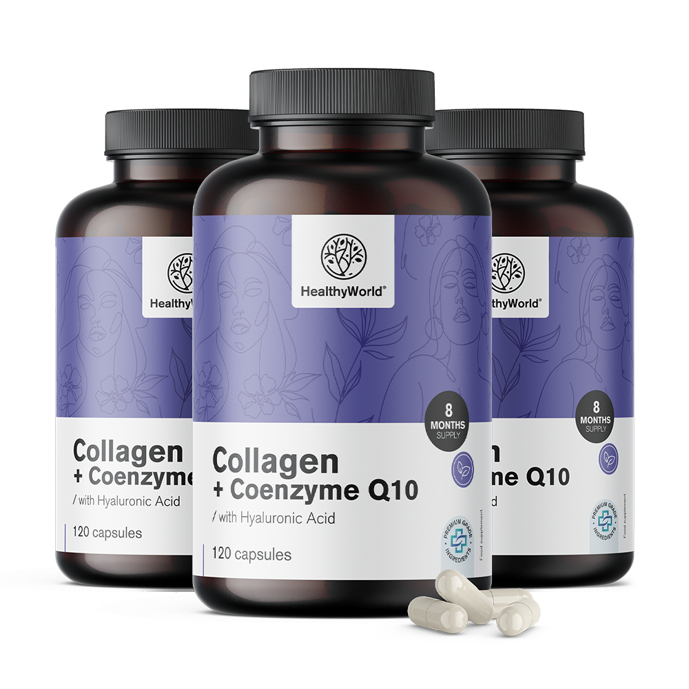 Kolagen + Koencim Q10 s hialuronsko kislino
