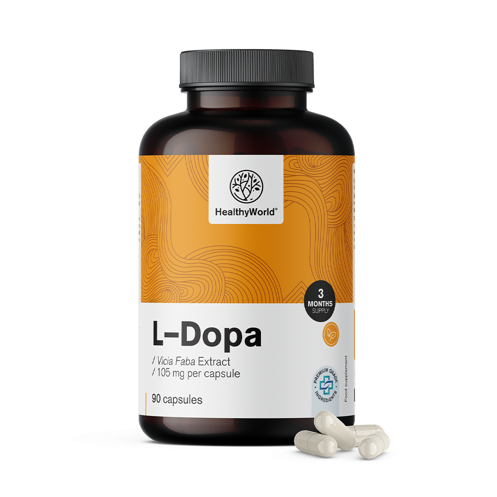 L-dopa 105 mg – iz izvlečka boba