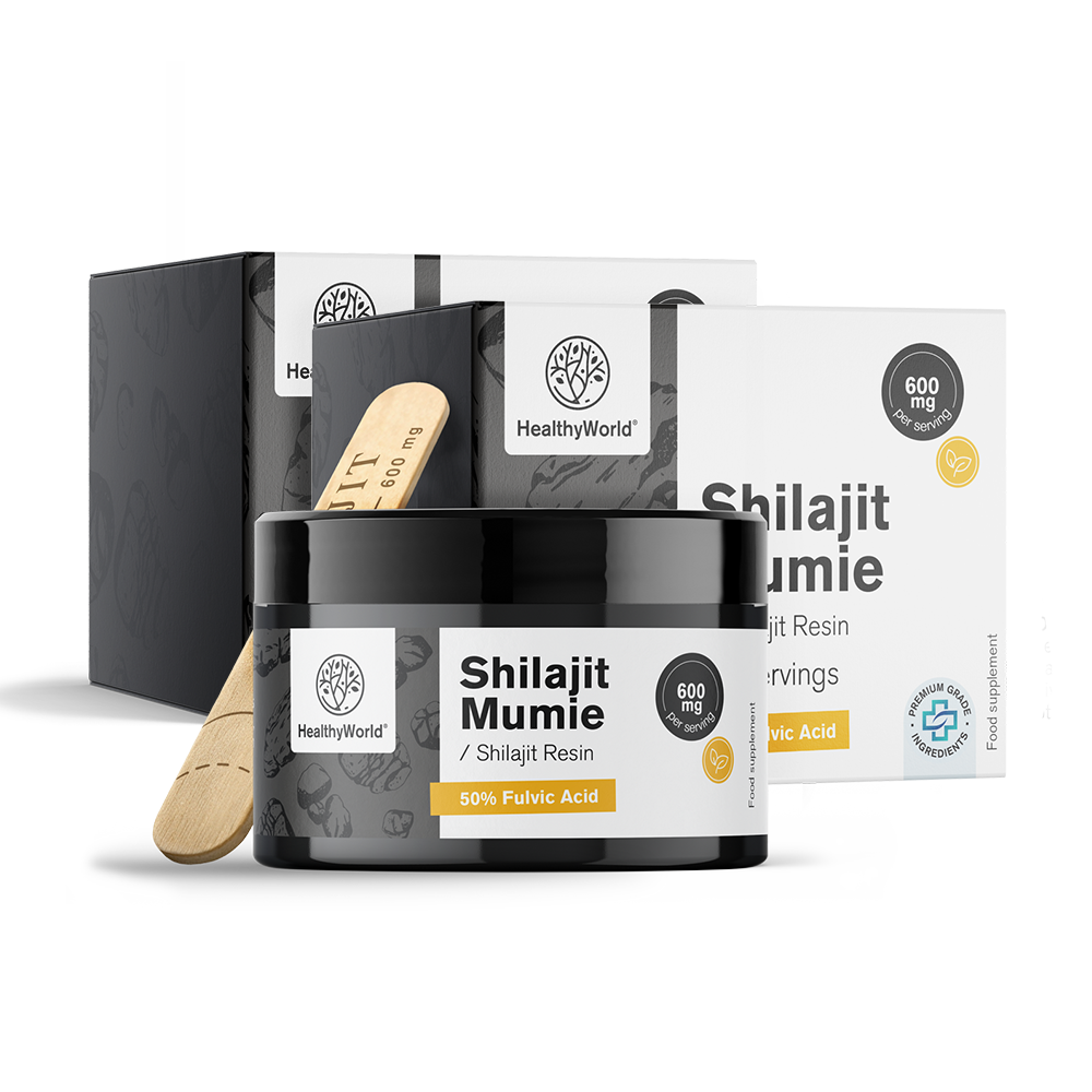 Shilajit Mumie 600 mg – smola